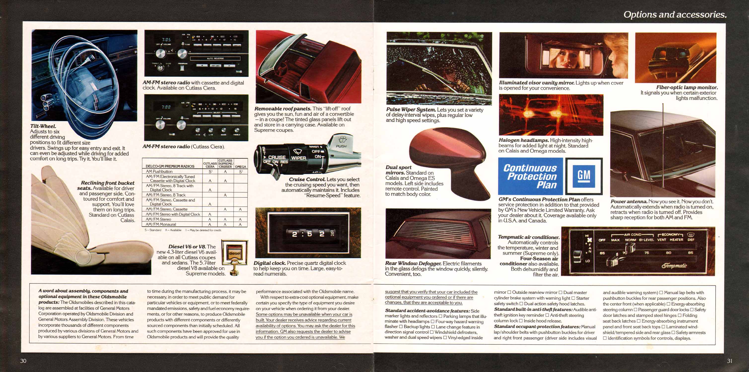 1982 Oldsmobile Small-Size Brochure Page 10